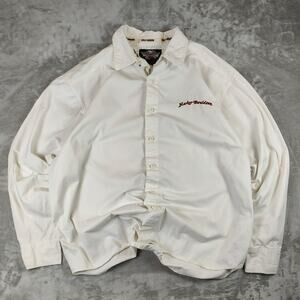 VTG Harley Davidson Born to Ride streetwear biker button up graphic shirt Ms XXL